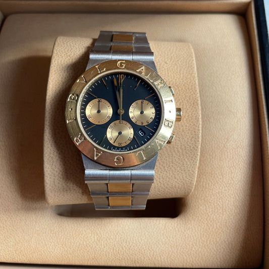 BVLGARI  Diagono CH 35 SG - 18 K Guld