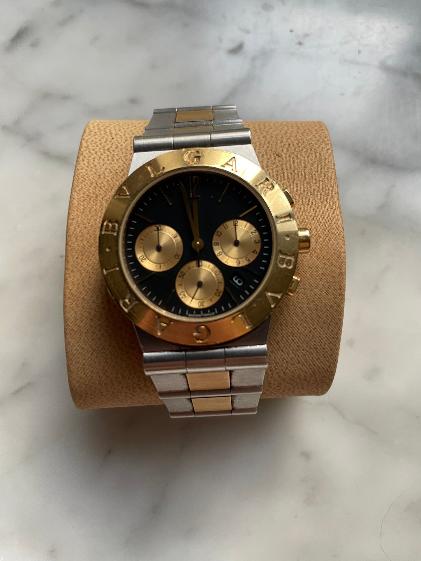 BVLGARI  Diagono CH 35 SG - 18 K Guld