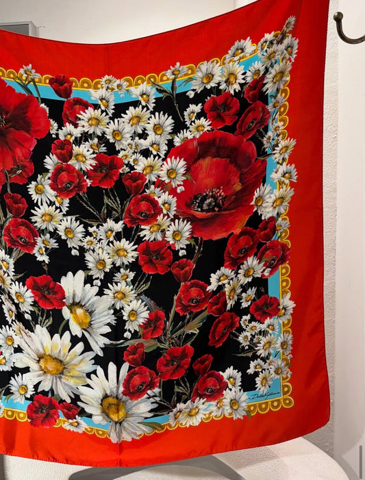 Dolce & Gabbana - Silk Scarf - 90 x 90 cm