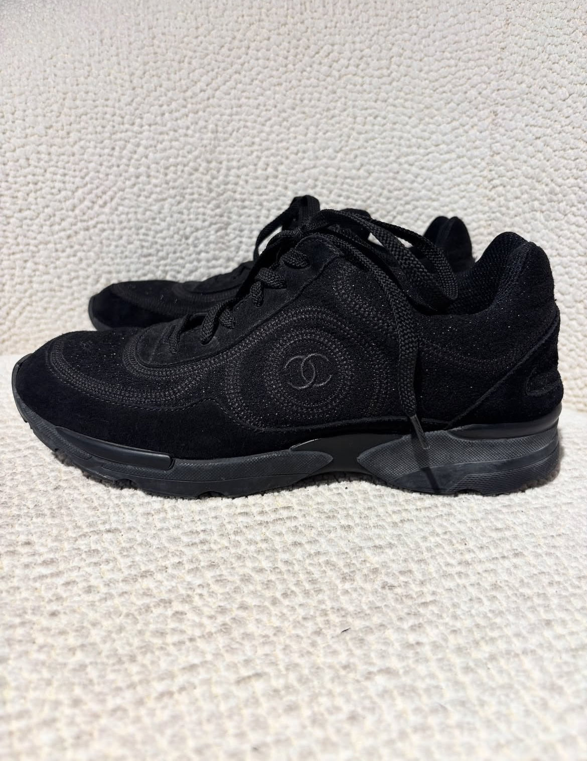 Chanel Sneakers - black - shimmer look - EU37,5