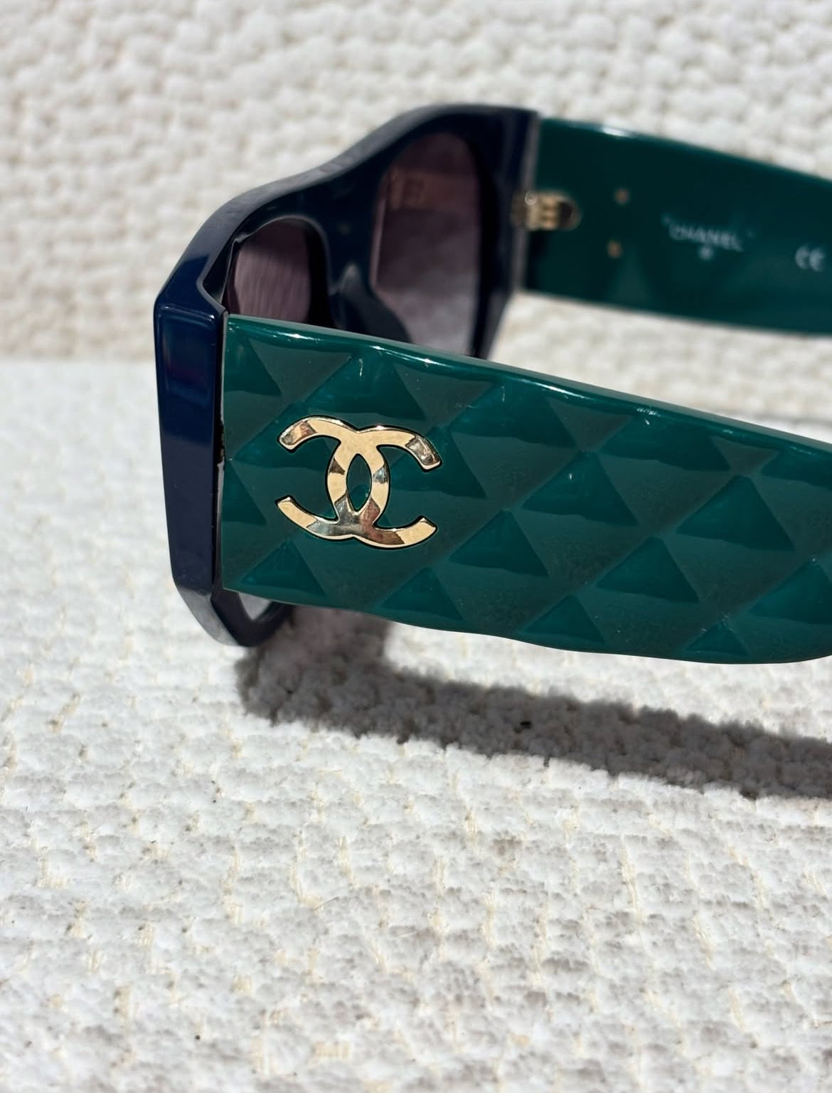 Chanel Sunglasses - Dark Blue & Green