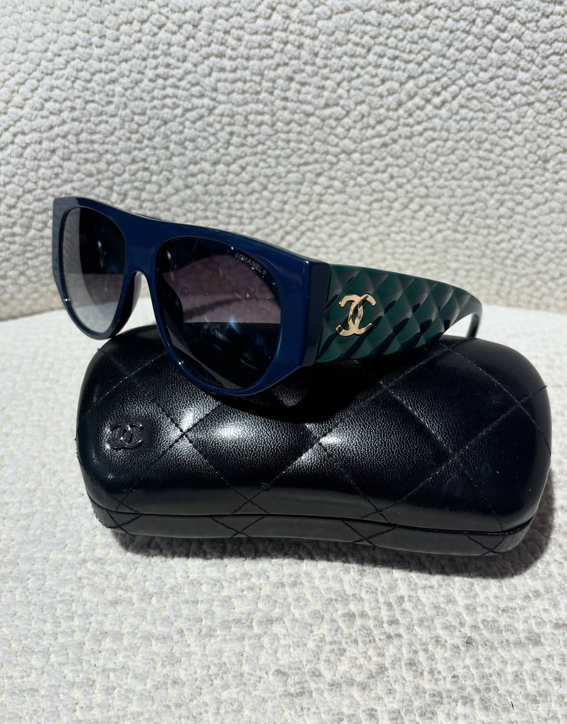 Chanel Sunglasses - Dark Blue & Green
