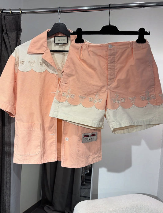 Gucci - Jacket - peach & ecru - S/M