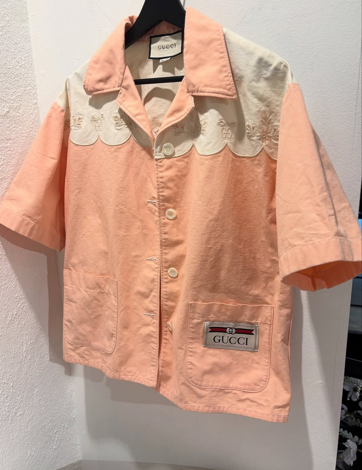 Gucci - Jacket - peach & ecru - S/M