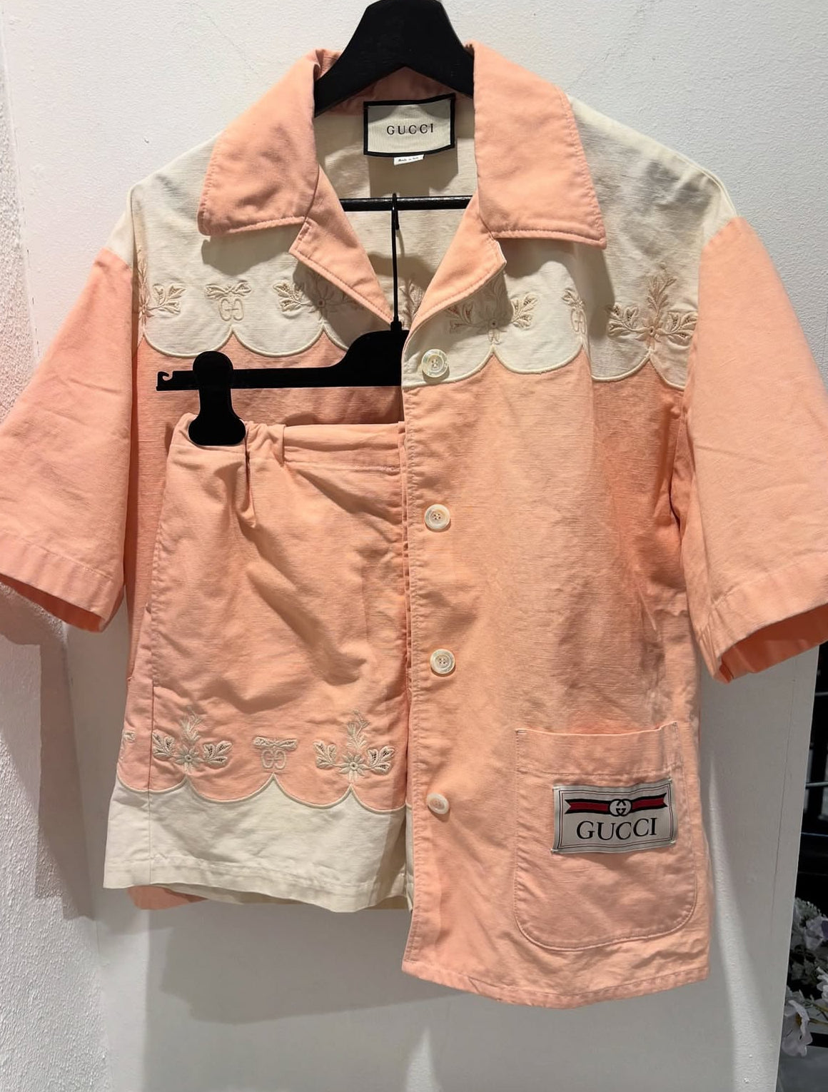 Gucci - Jacket - peach & ecru - S/M