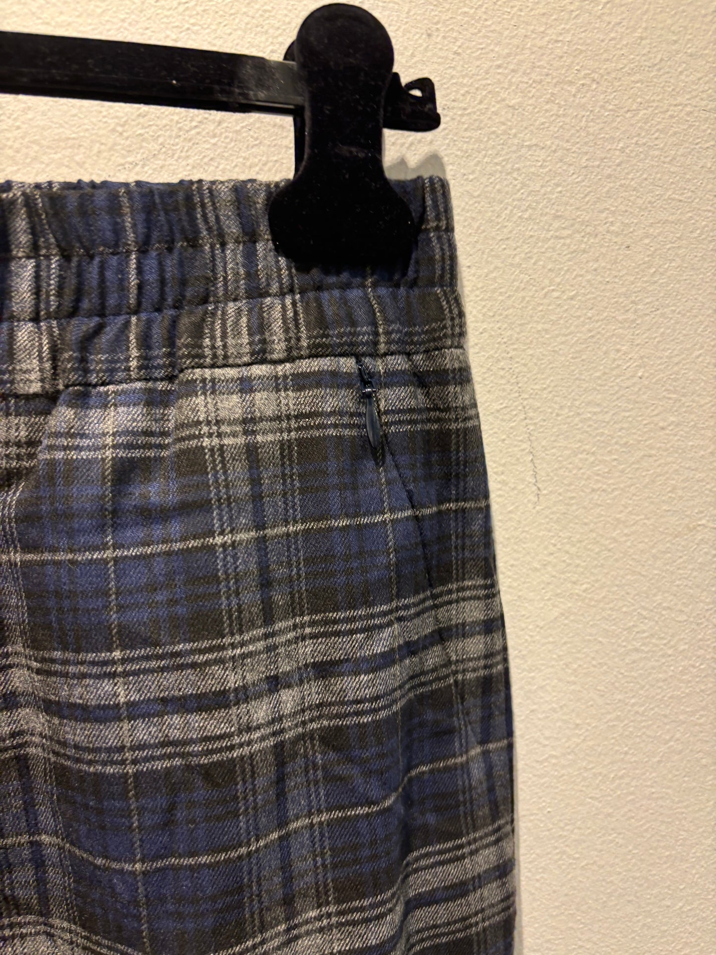 Designers Remix - Pants - Blue-Grey Scotch - Elastic Waist - Medinas Wardrobe - EU36