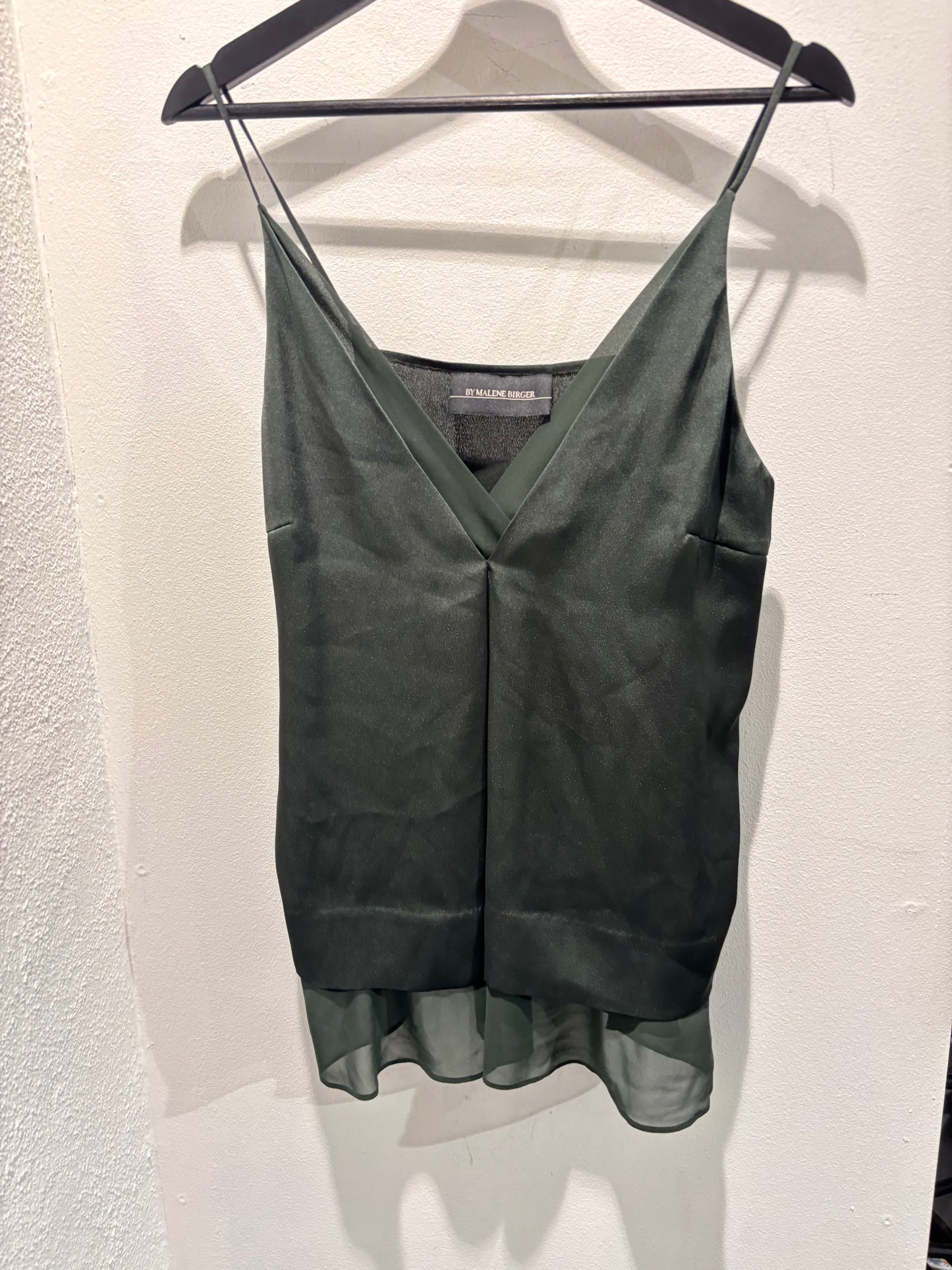 Malene Birger - Top - deep forest green - EU36 - Medina’s Wardrobe