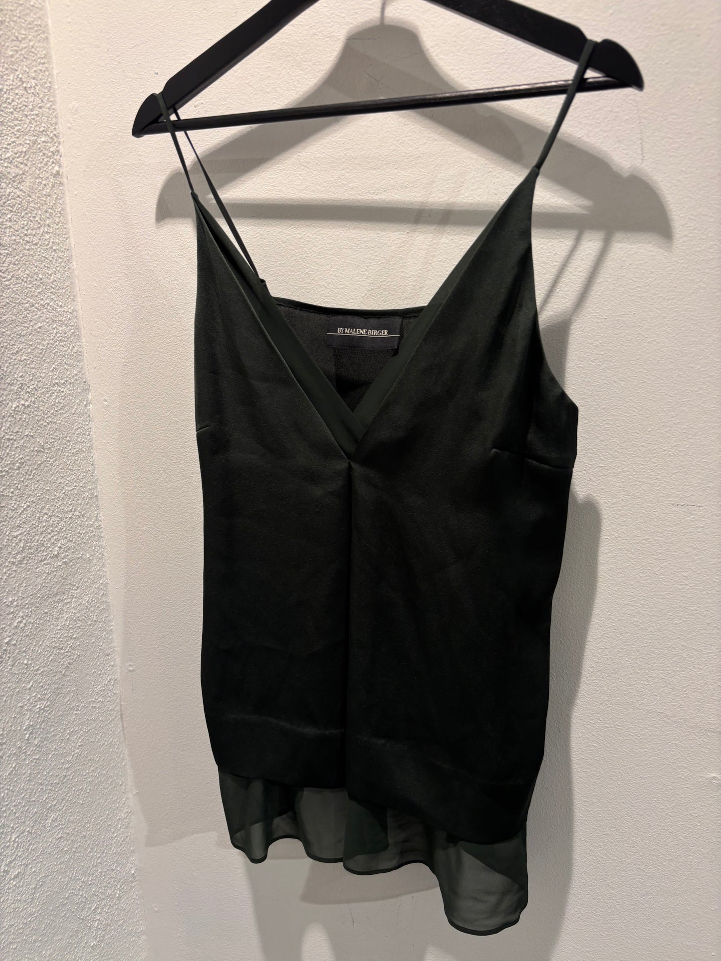 Malene Birger - Top - deep forest green - EU36 - Medina’s Wardrobe