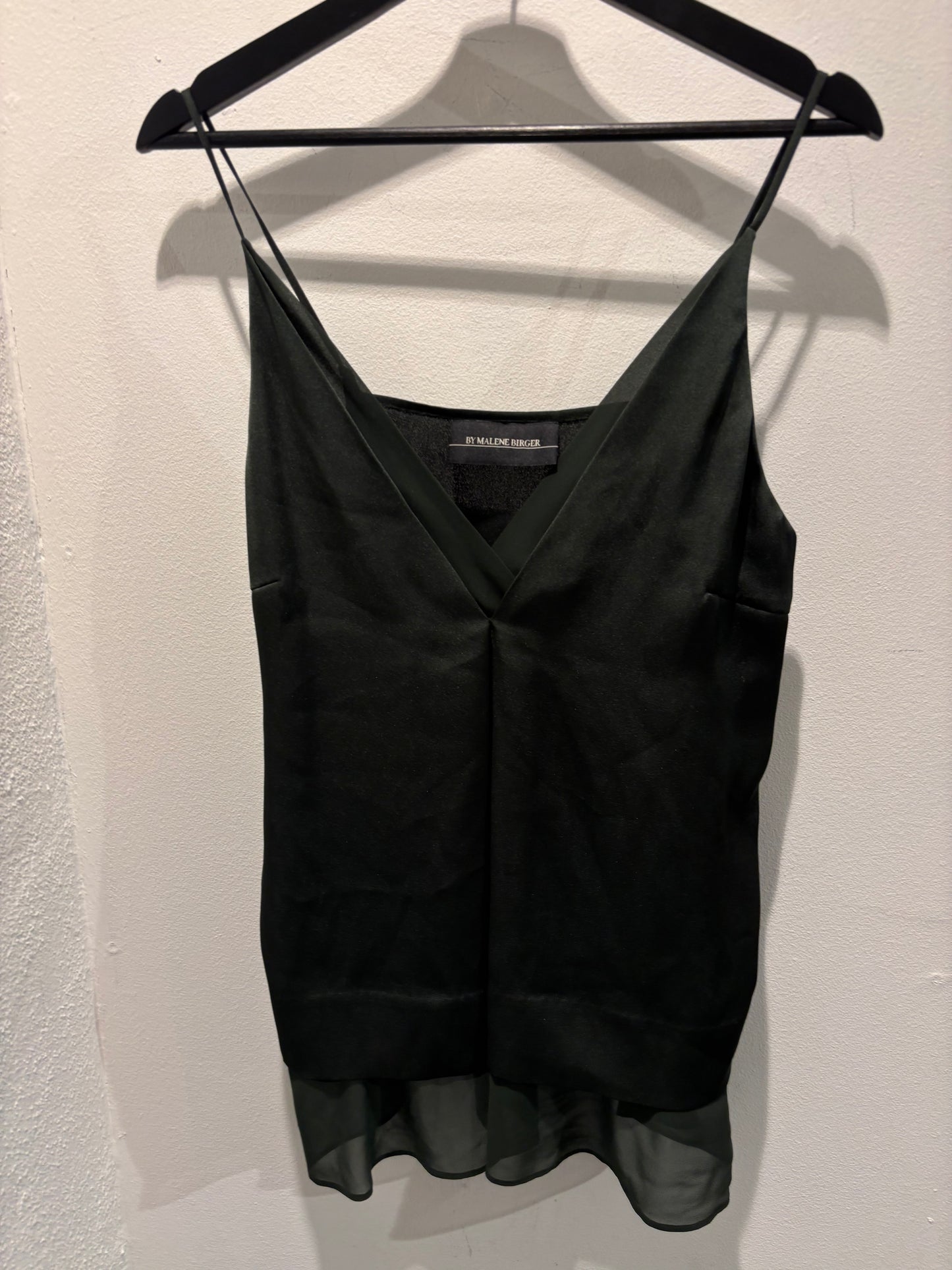 Malene Birger - Top - deep forest green - EU36 - Medina’s Wardrobe