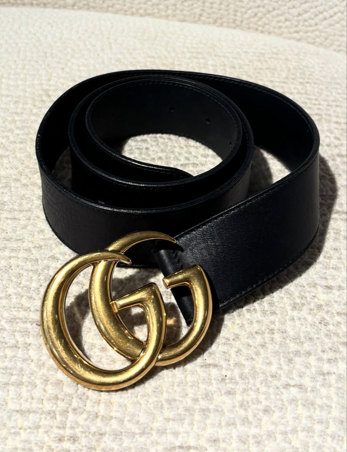 Gucci GG Belt - Wide design - 85 cm