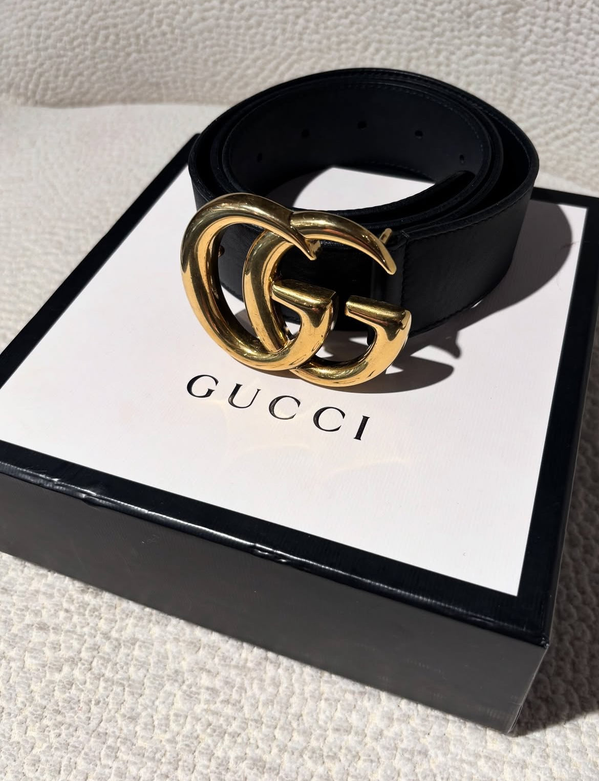 Gucci GG Belt - Wide design - 85 cm