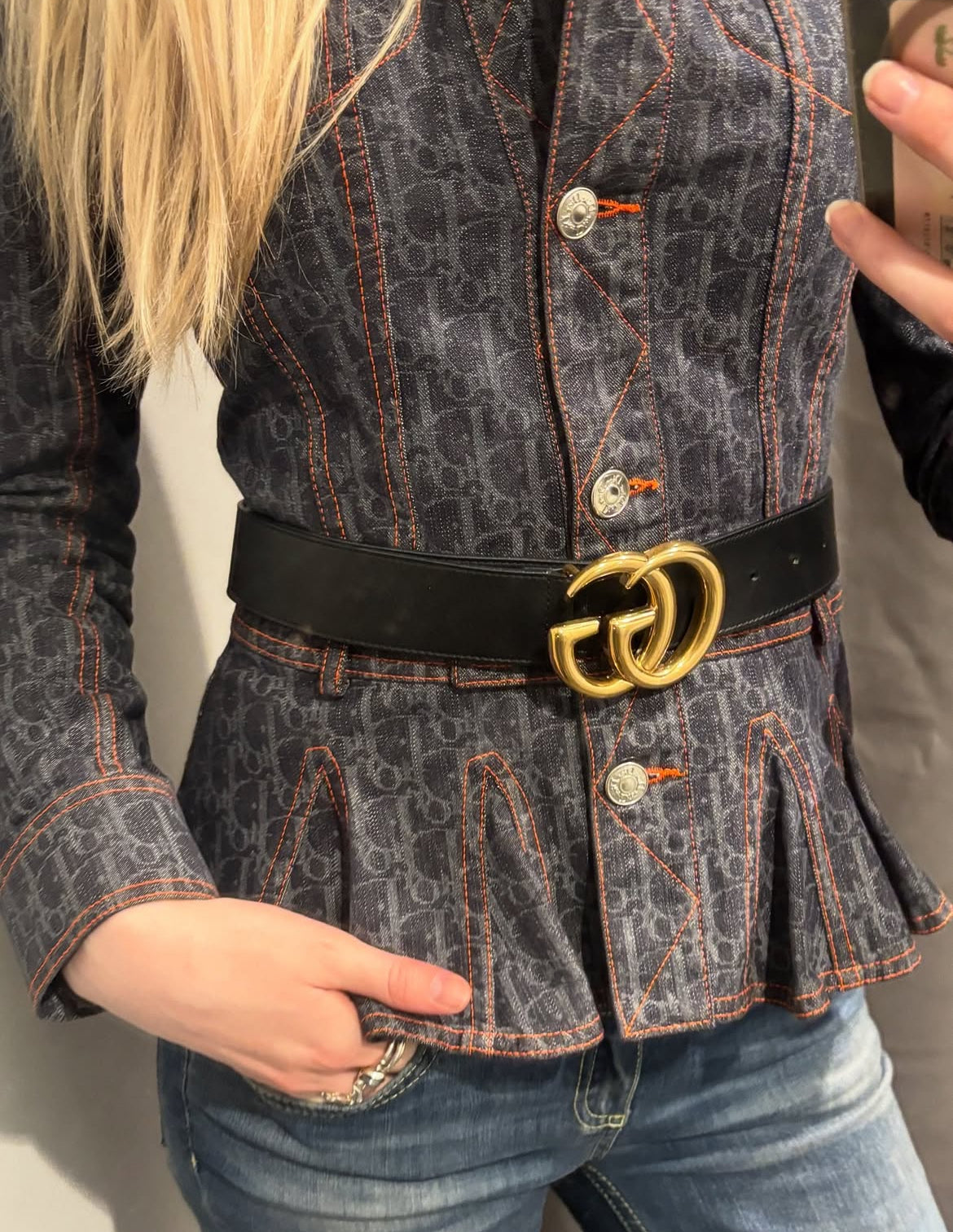 Gucci GG Belt - Wide design - 85 cm