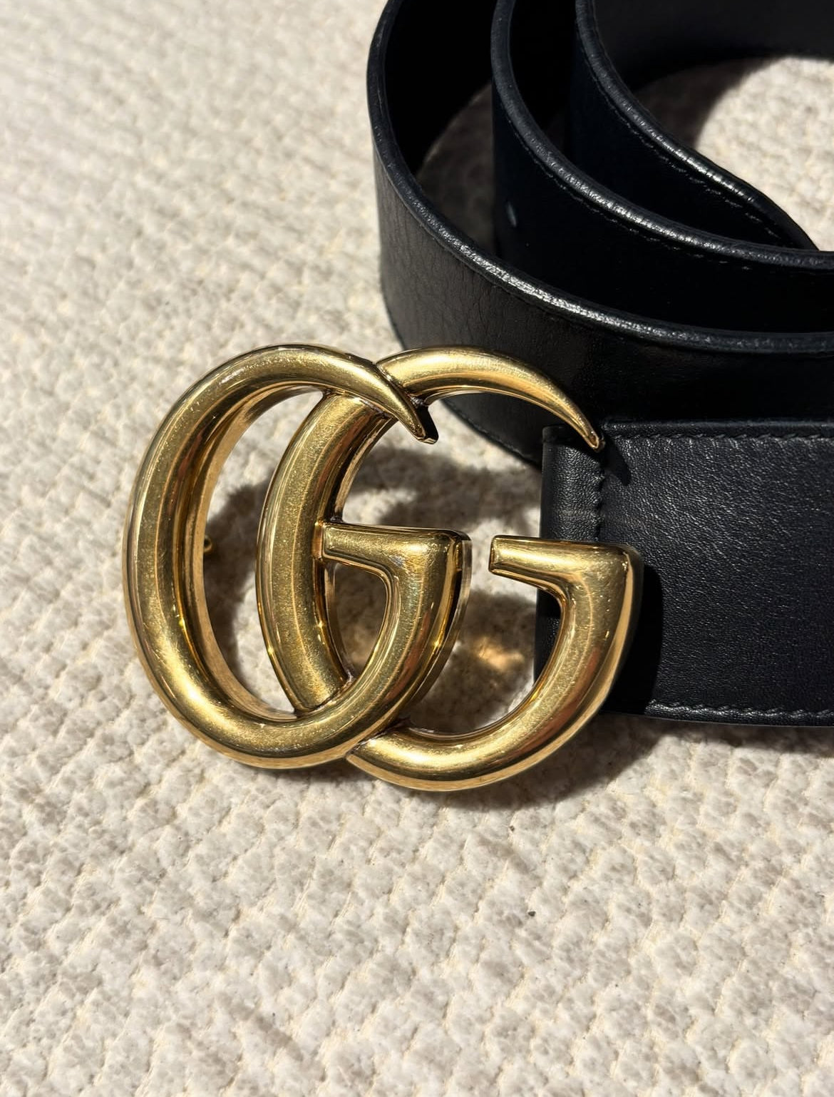 Gucci GG Belt - Wide design - 85 cm