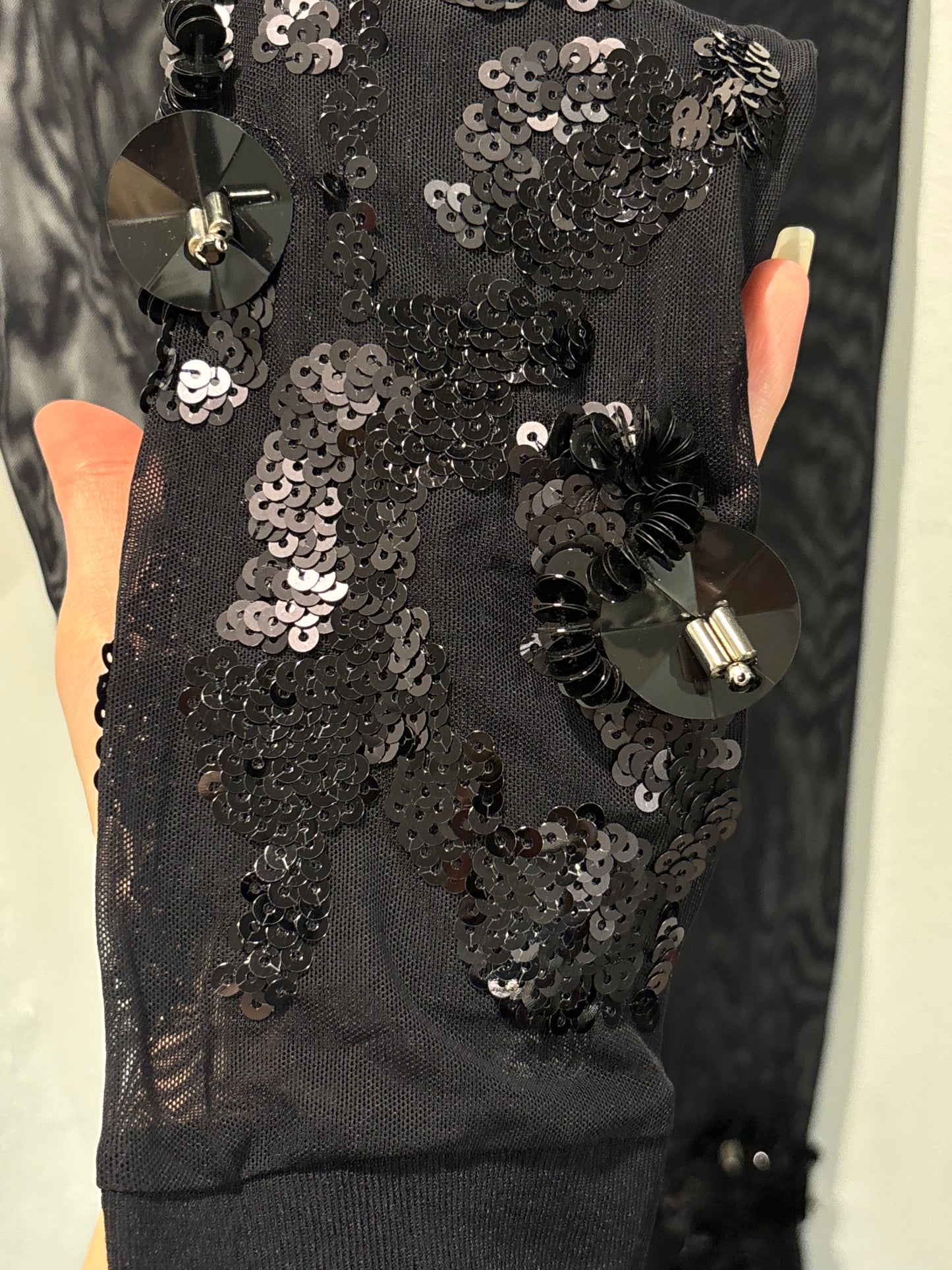 Malene Birger - See through leggings w. paillettes - XS - Medinas Wardrobe