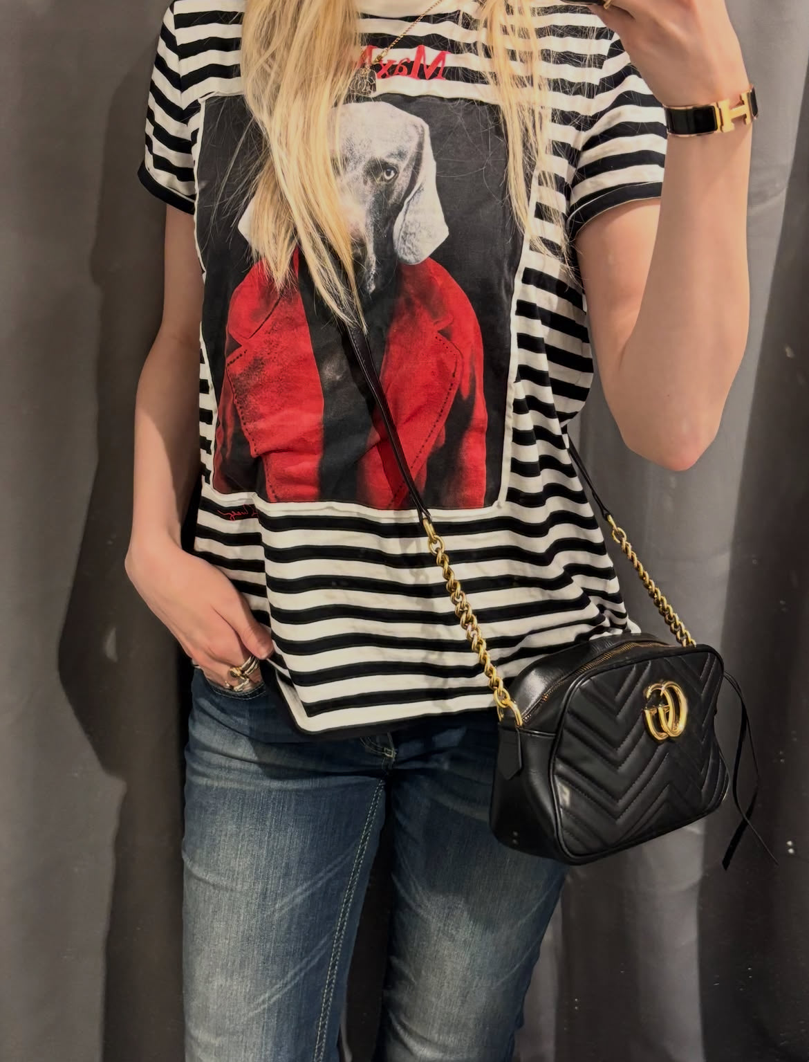 Gucci  Bag - Black Leather & Silver Hardware