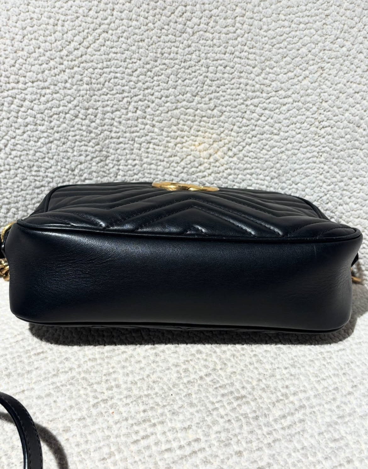 Gucci  Bag - Black Leather & Silver Hardware