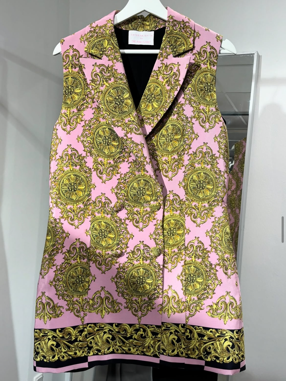 Caterina Gatta - The Pink Closet - silk vest/dress - S/M