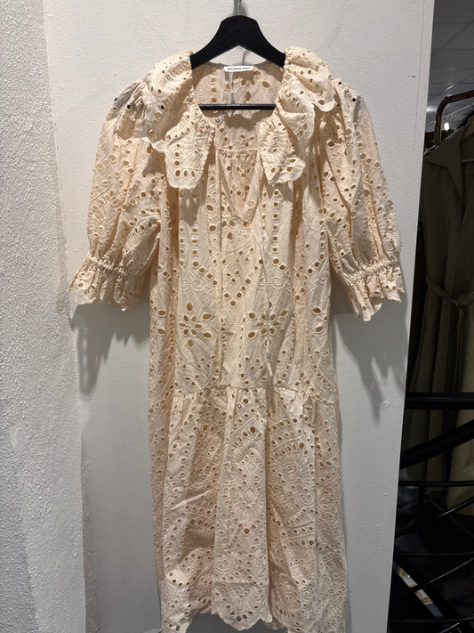 Designers Remix - Broderie Anglaise dress - ecru - S/M - Medinas Wardrobe