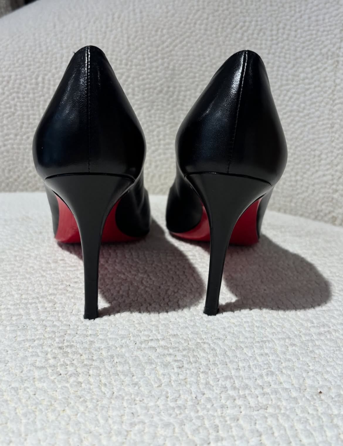 Christian Louboutin Heels – Black with Red Soles - EU 39