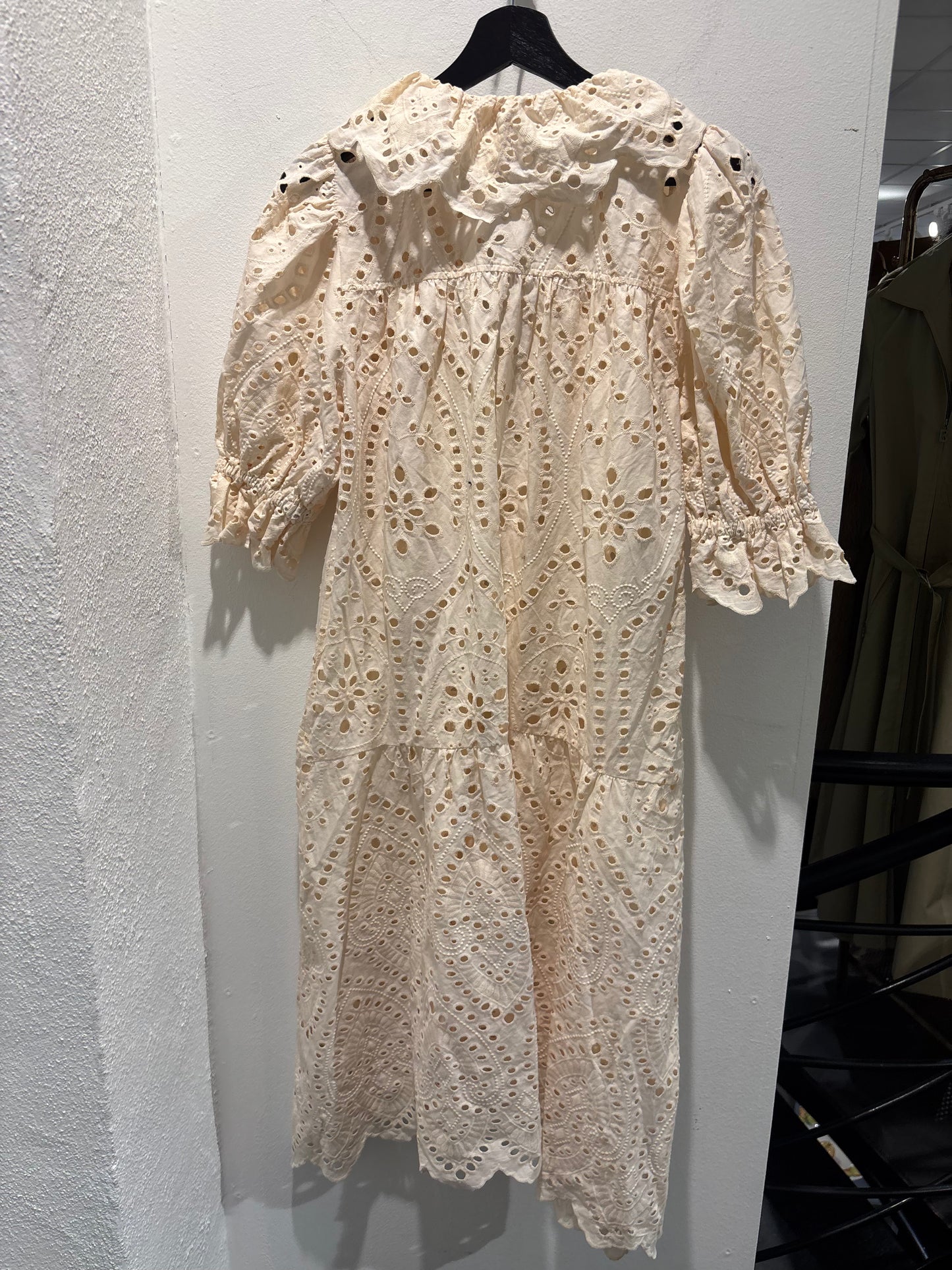Designers Remix - Broderie Anglaise dress - ecru - S/M - Medinas Wardrobe