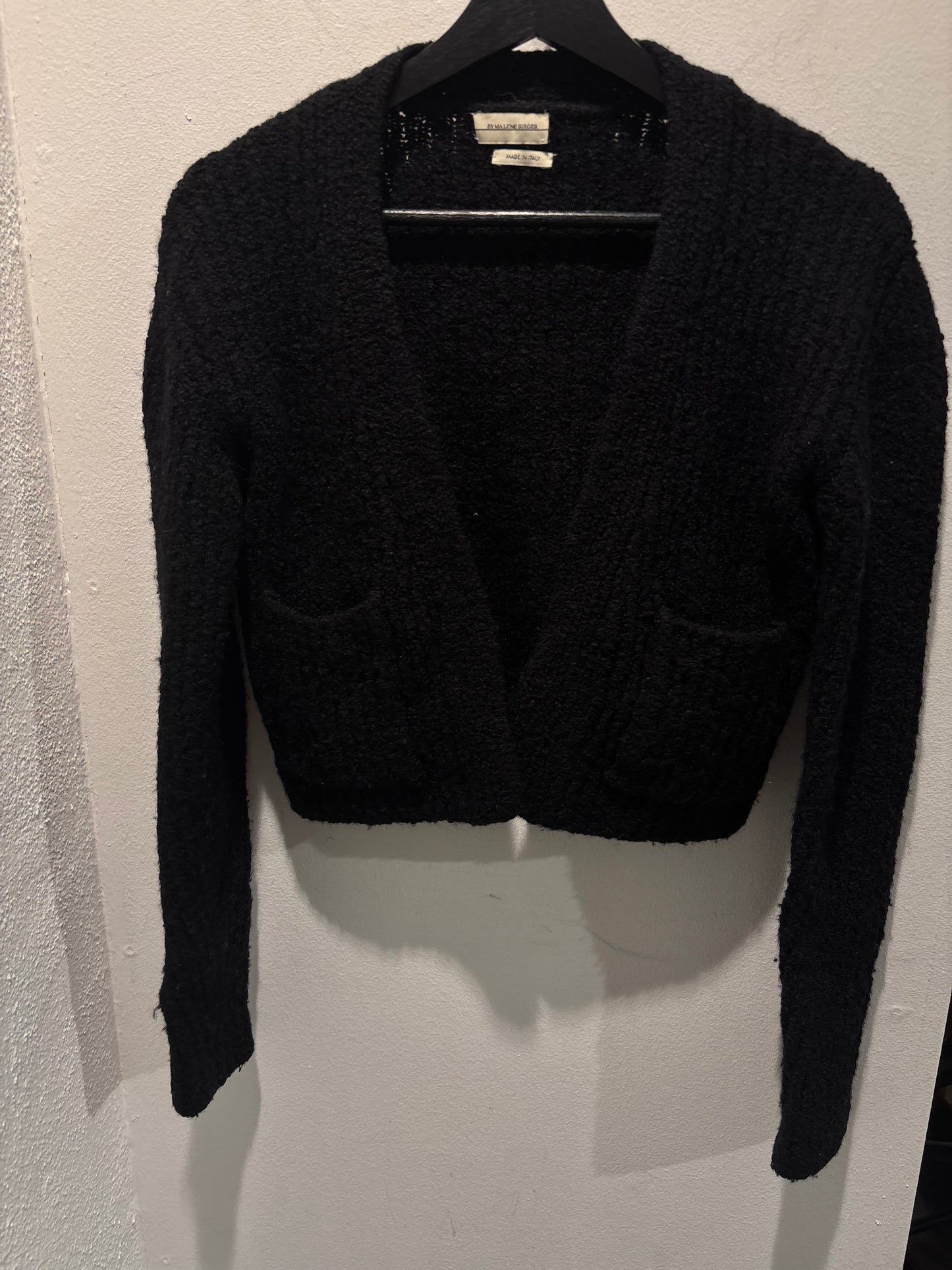 Malene Birger - Black cardigan - knitted - S - Medina’s Wardrobe