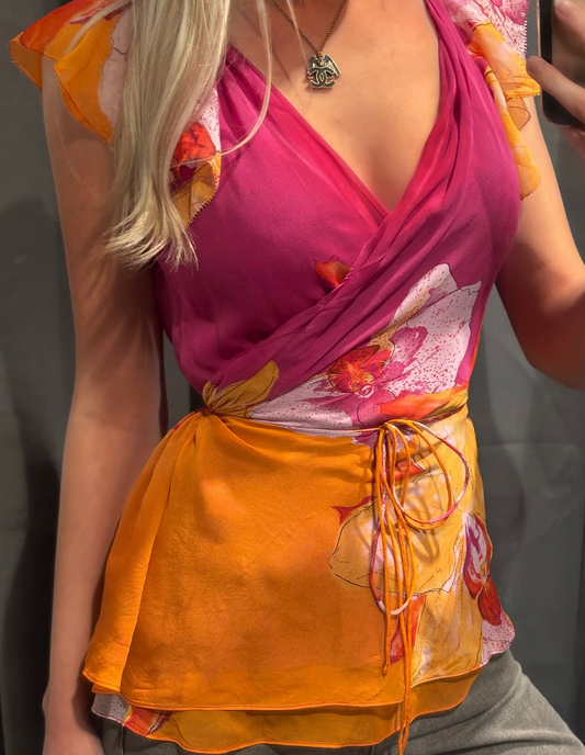 Diane Von Fürstenberg - top - Orange Pink - EU38