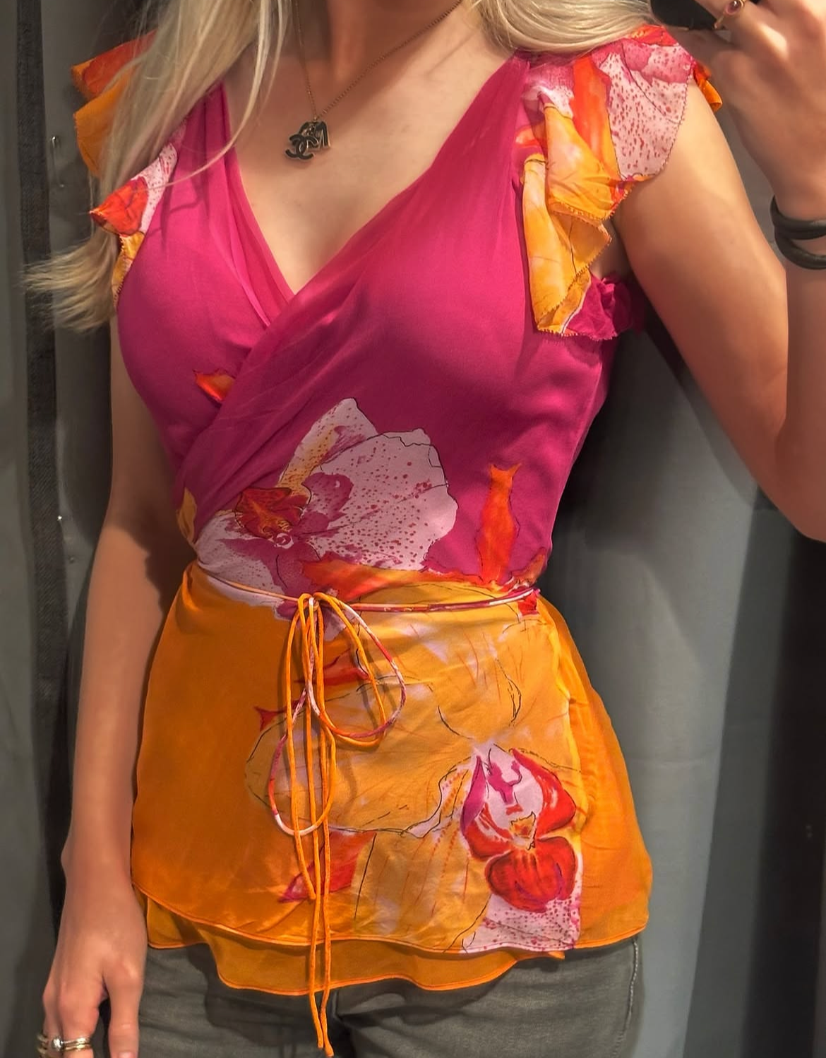 Diane Von Fürstenberg - top - Orange Pink - EU38