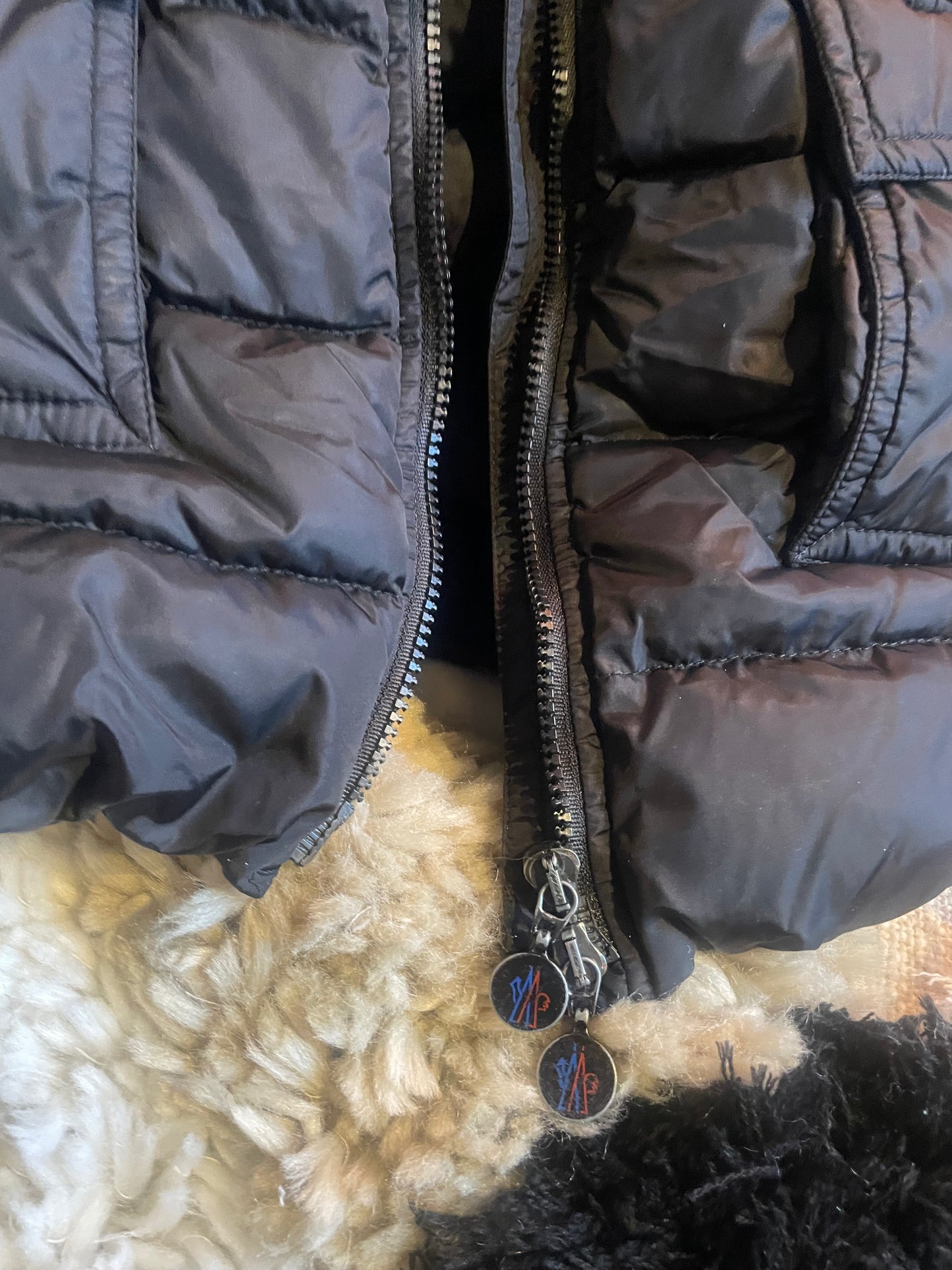 Vinterjakke børn - Moncler - sort