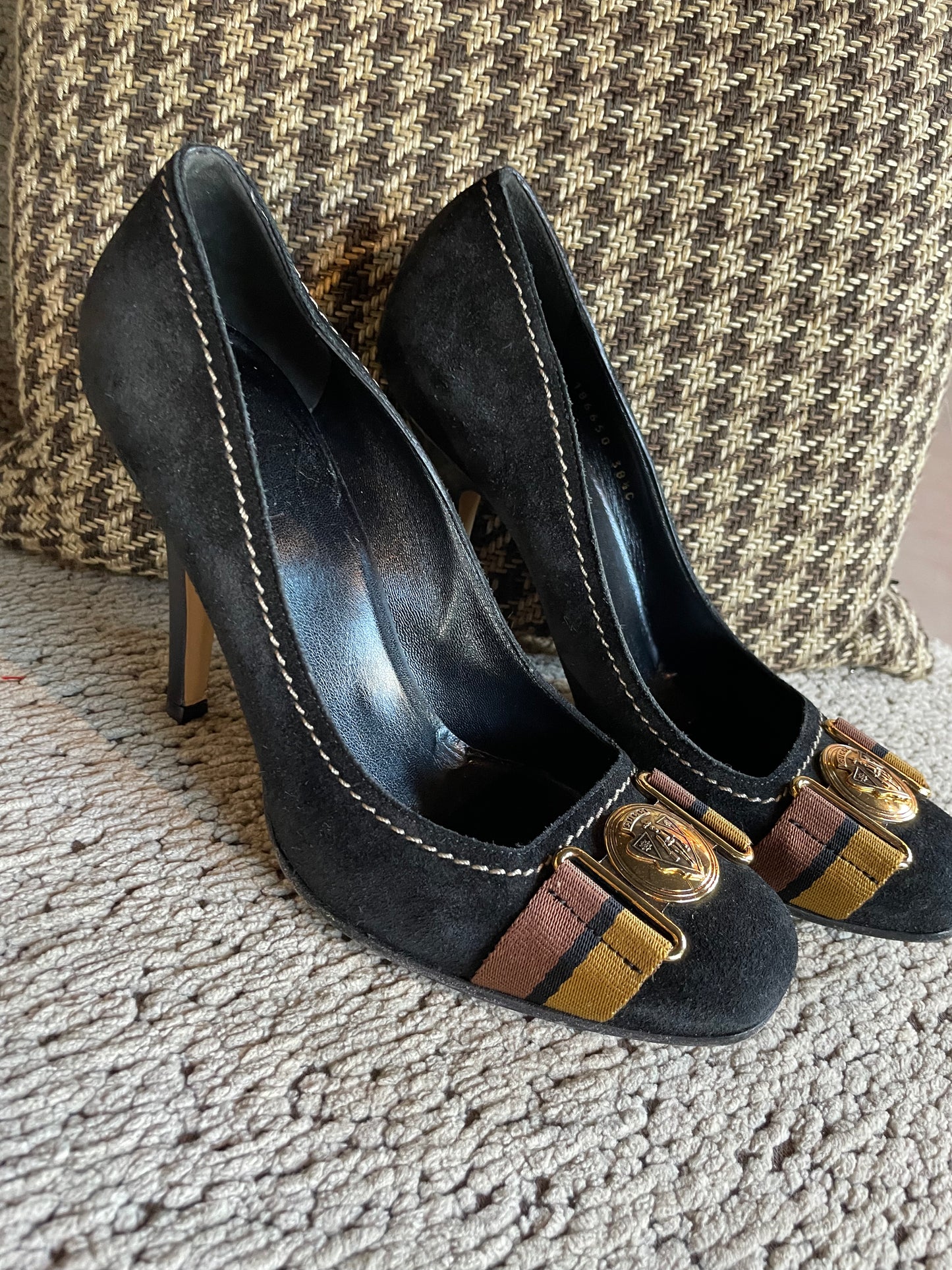 Gucci - Sorte GG-logo pumps - Str. 38,5 C