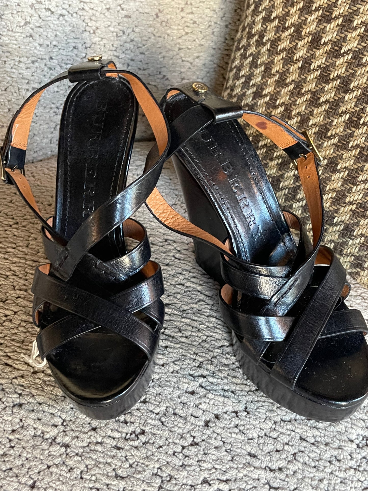 Burberry - Plateau sandals - str. 38