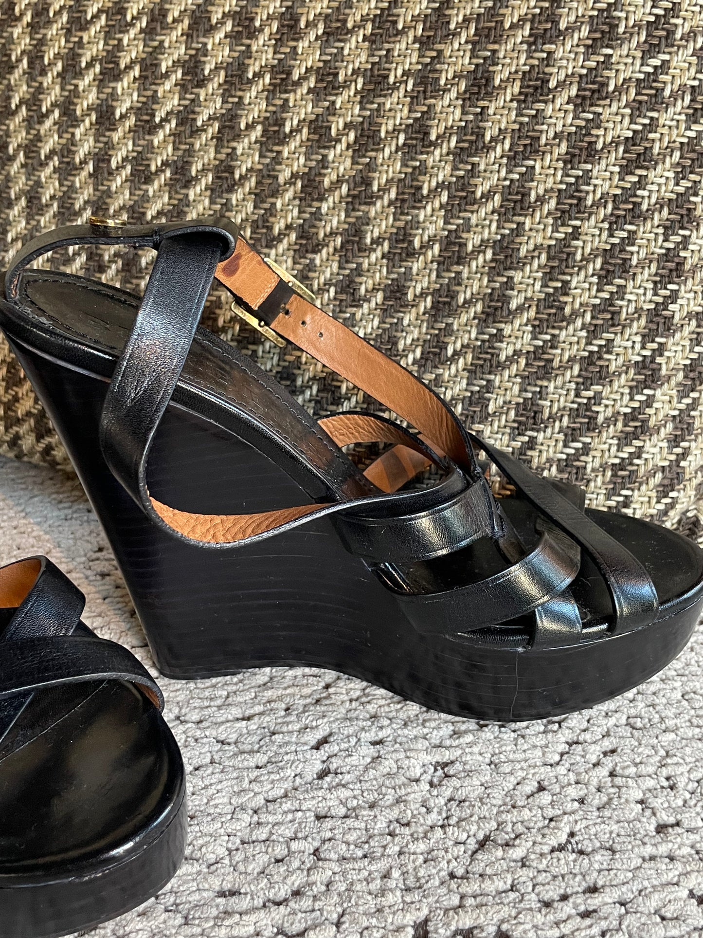 Burberry - Plateau sandals - str. 38