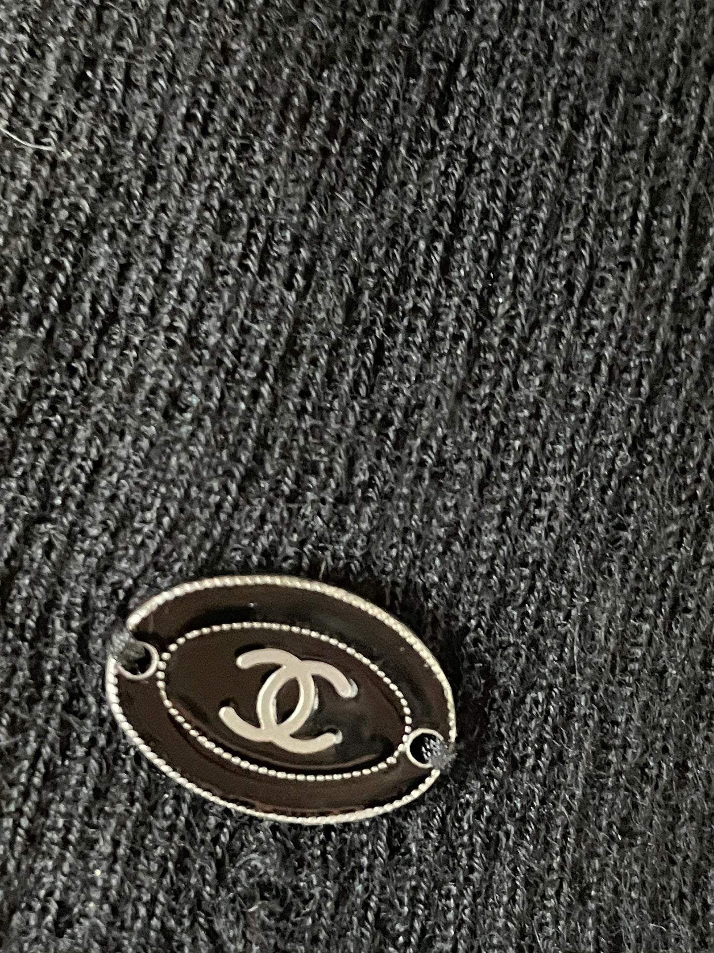 Chanel - Cashmere / silke trøje m. lange ærmer - S/M