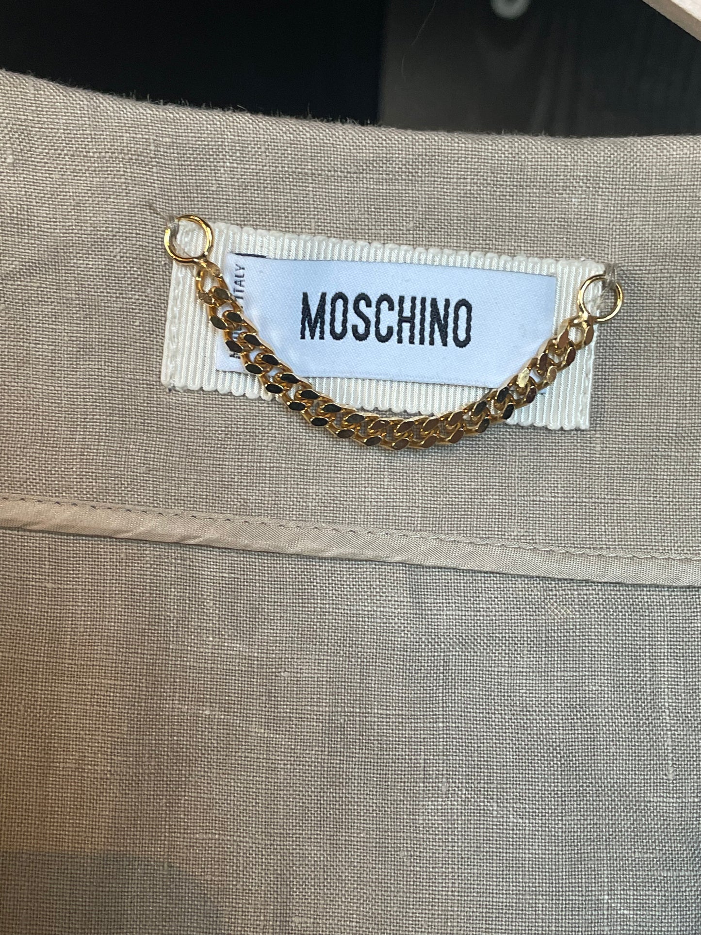 Jakke - hør - Moschino