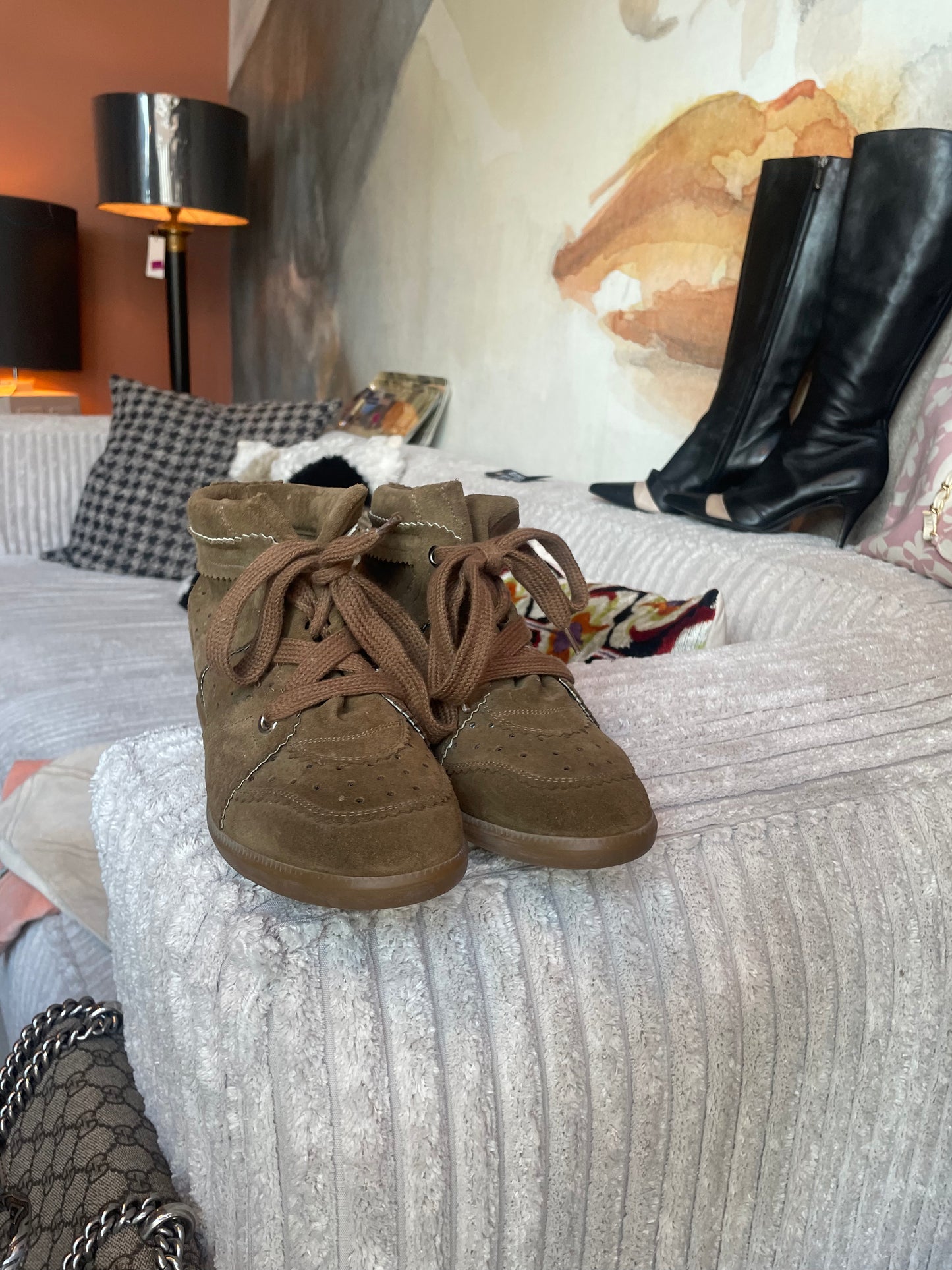 Bobby Sneakers - med indvendig hæl - Isabel Marant - Str. 39 - som nye