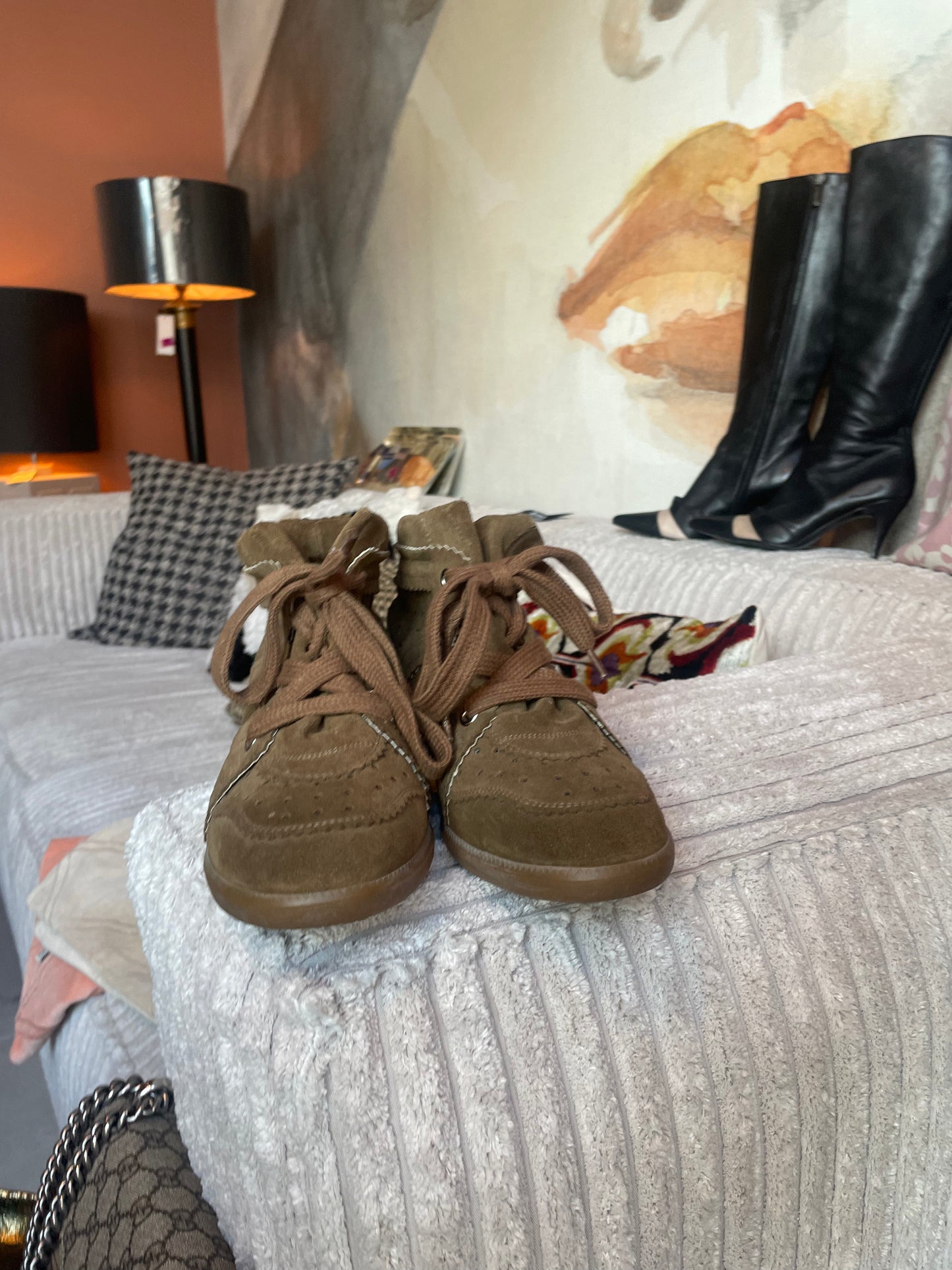 Bobby Sneakers - med indvendig hæl - Isabel Marant - Str. 39 - som nye