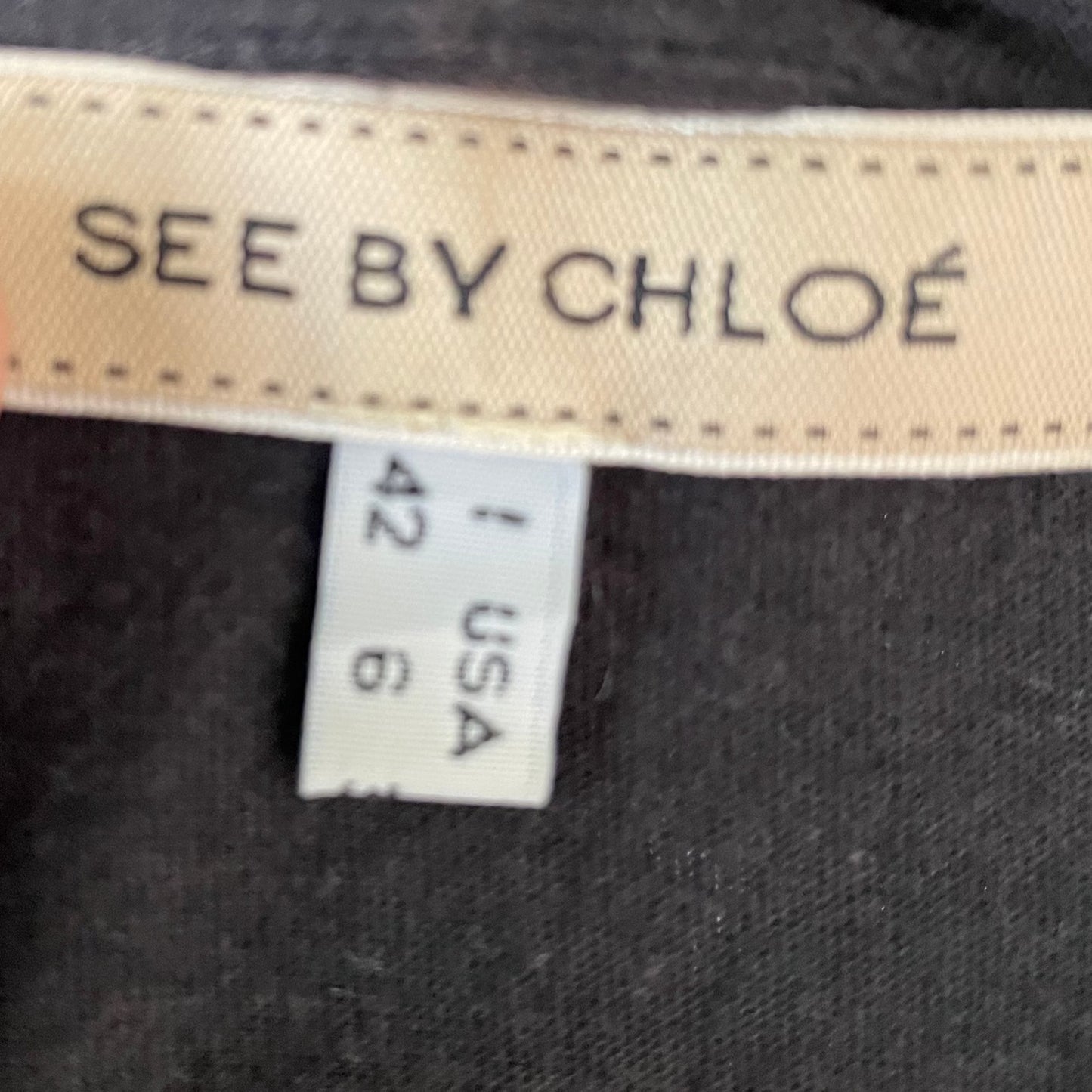 Skjortebluse - sort - Chloe - 38