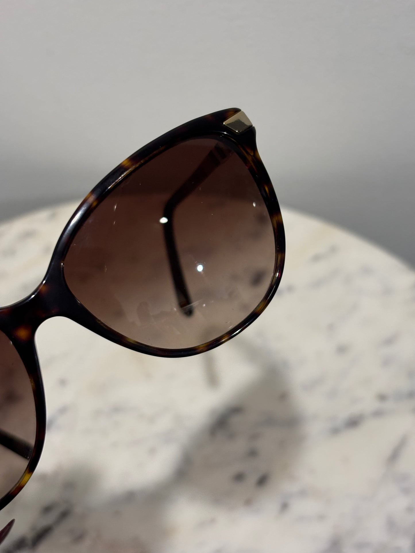 Burberry – BE4216 Havana Cat-Eye Sunglasses