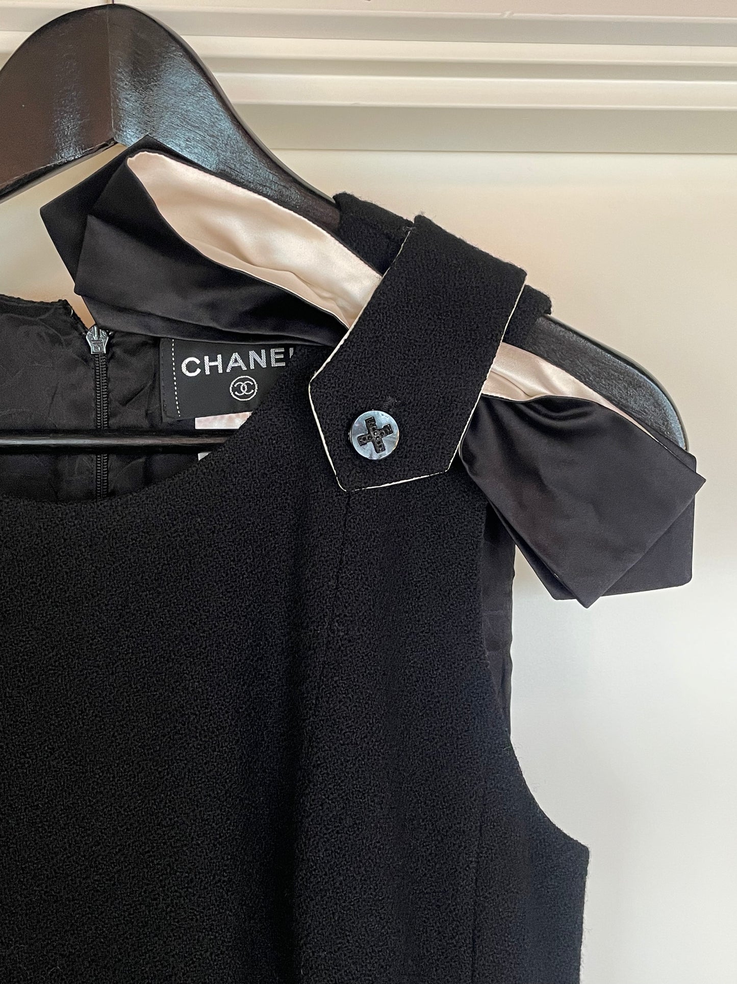 Chanel - klassisk Chanel kjole - eksklusiv kvalitet - Str. S