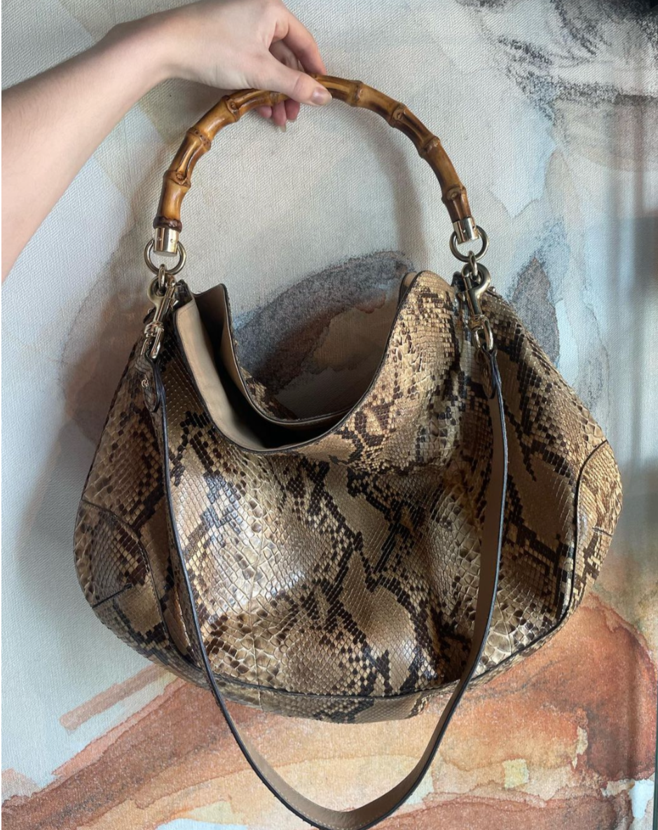 Gucci - Python & Bamboo - taske