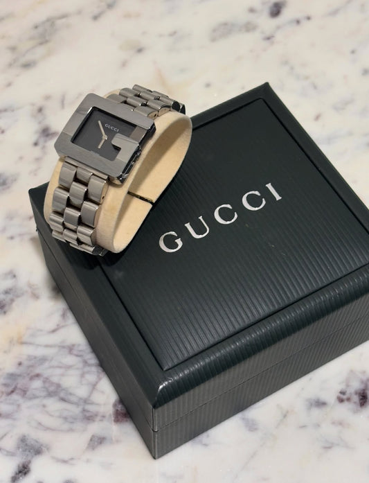 Gucci G-Chrono 3600L Stainless Steel Watch With Original Box