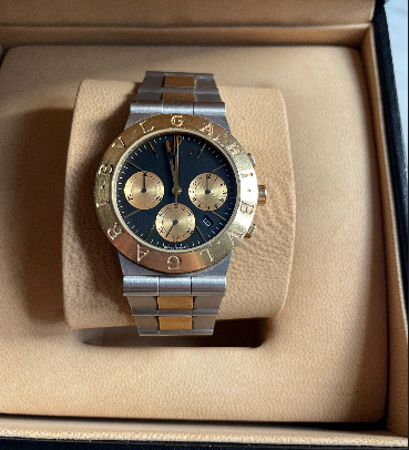 BVLGARI  Diagono CH 35 SG - 18 K Guld