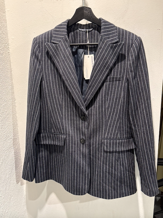 Designers Remix - blazer - grey w. stripes - EU36 - Medinas Wardrobe
