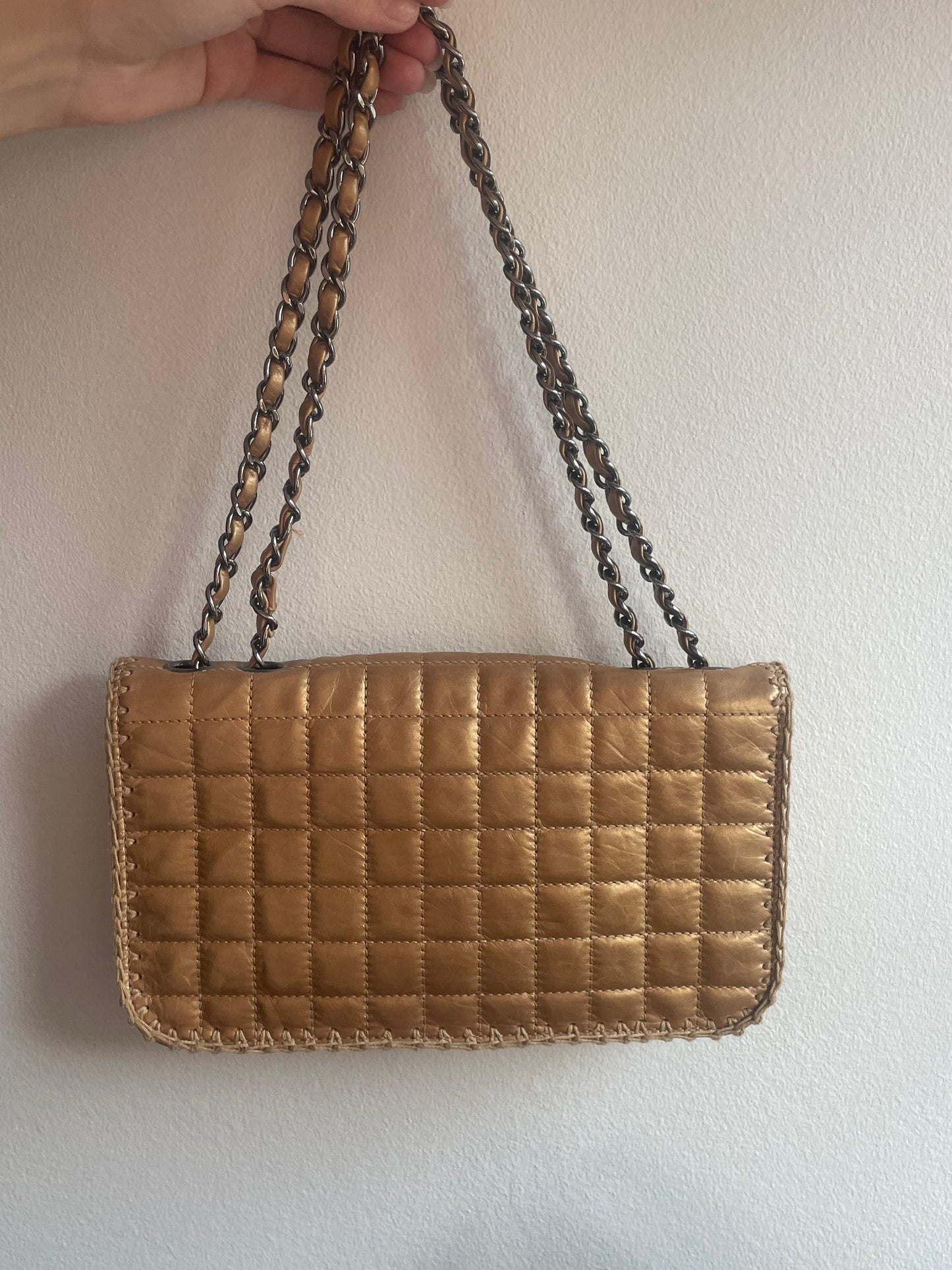 Chanel - Guld skuldertaske