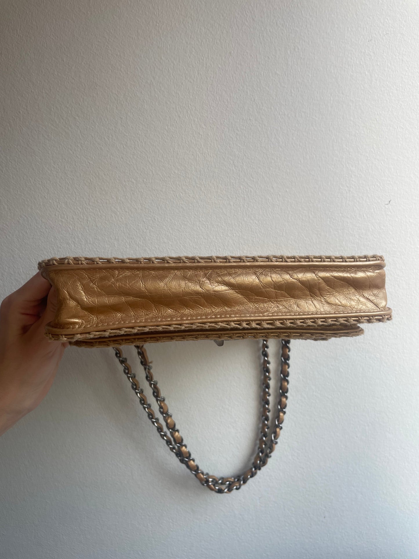 Chanel - Guld skuldertaske