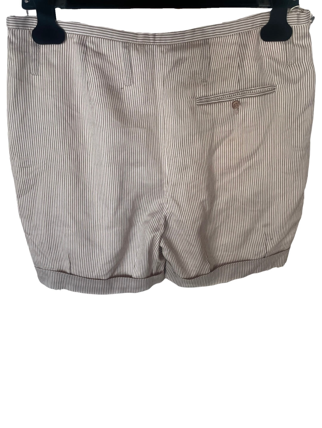 Shorts - Hvid m. rust striber - Stella McCartney