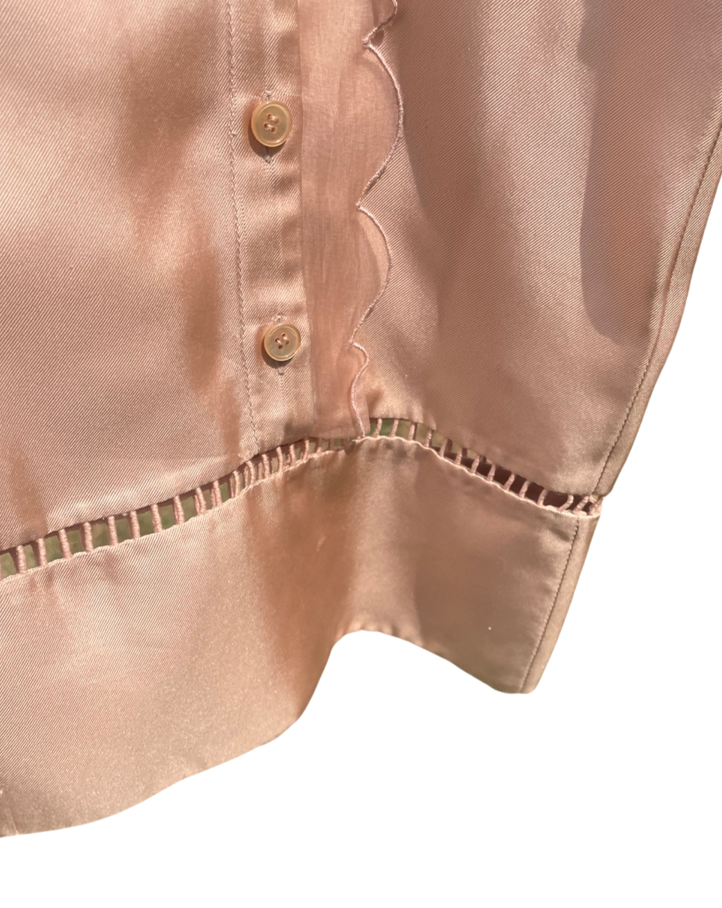 Top - 100% silke - Stella McCartney - nude - Vintage