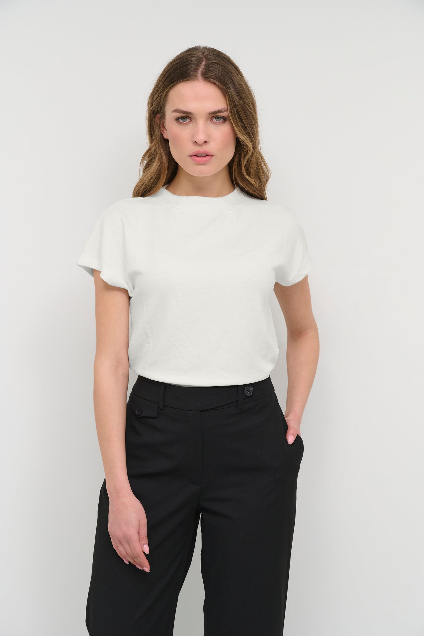 T-shirt - Dandy - Hvid - Karen by Simonsen